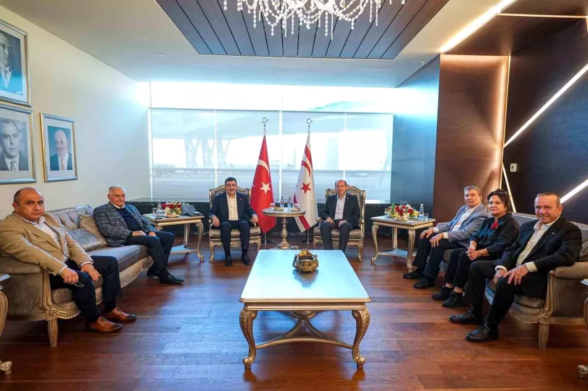 cumhurbaskani yardimcisi cevdet yilmaz kktc temaslarini tamamladi lCNMMLex.jpg