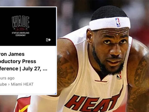 Yanlislikla lebron jamesi duyurdular miami heatin paylasimi ortaligi karistirdi AVMIHChi
